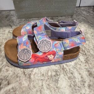 Disney Purple Ariel Sandals with Seashell Accents